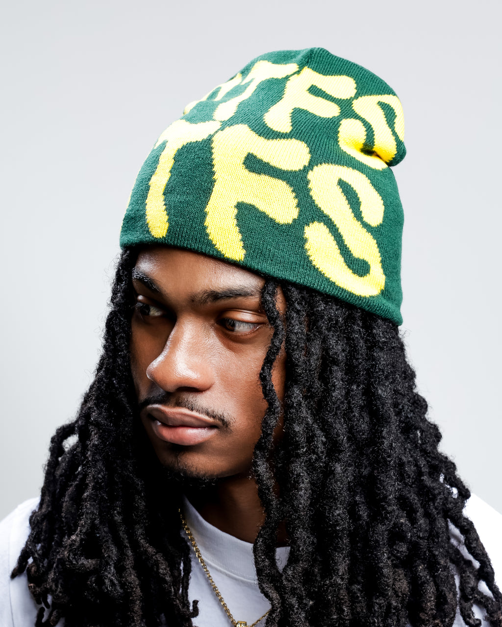 GREEN OTFS BEANIE