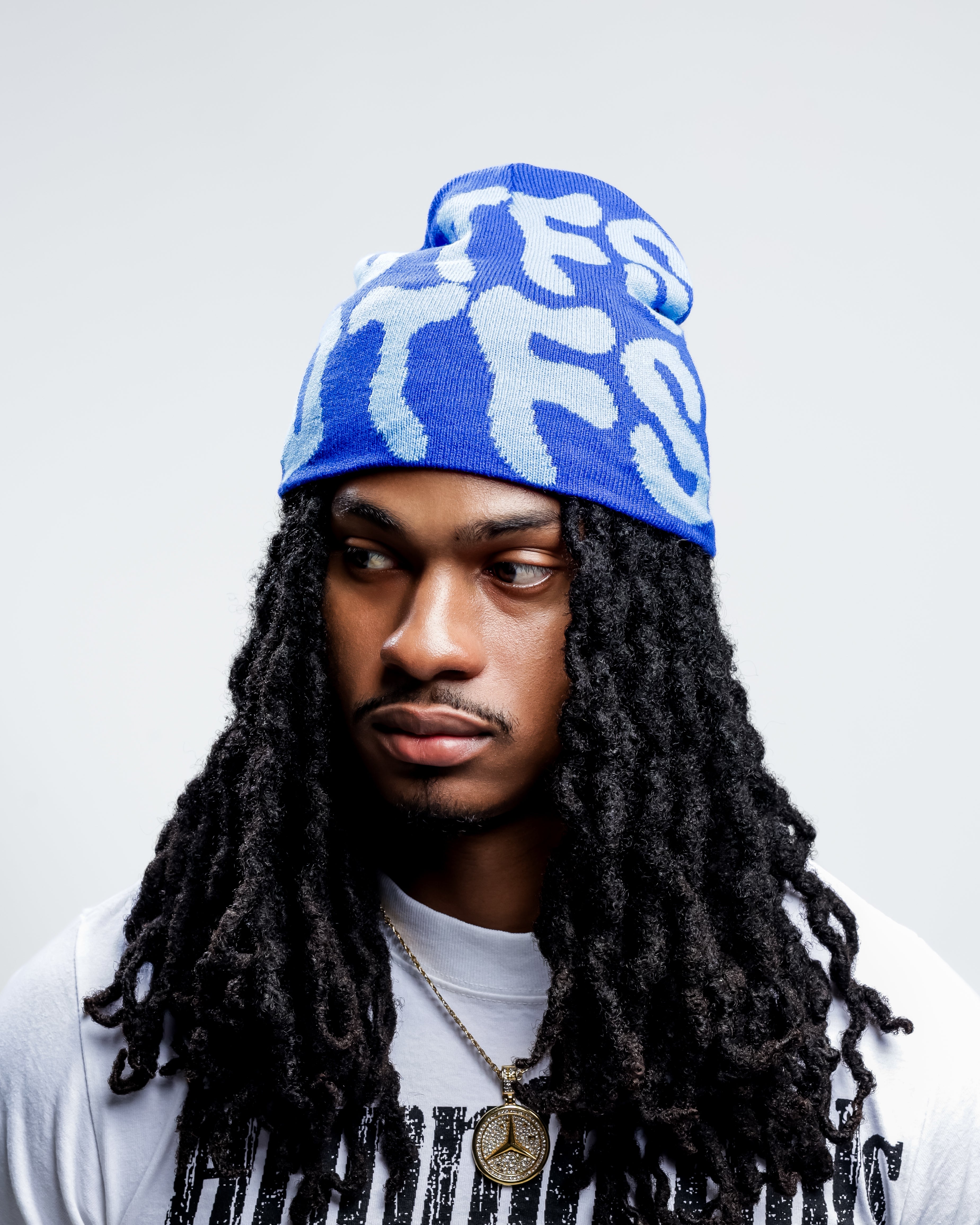 BLUE OTFS BEANIE