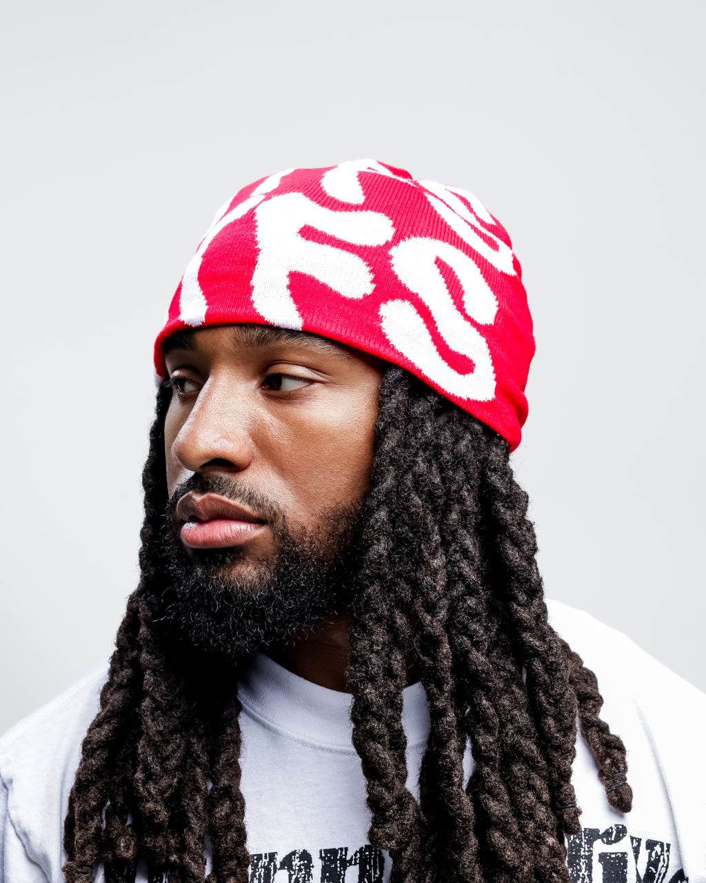 RED OTFS BEANIE