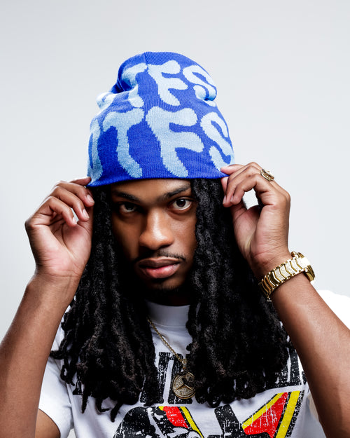 BLUE OTFS BEANIE